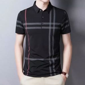 Designer Style Checked Airwick Polo Men’s Size Large